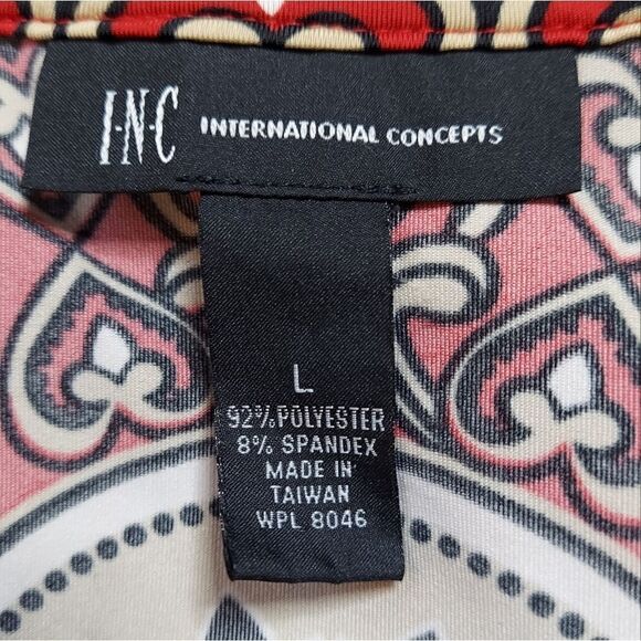 INC International Concepts Women’s Long Casual Blouse Size L - Picture 7 of 8